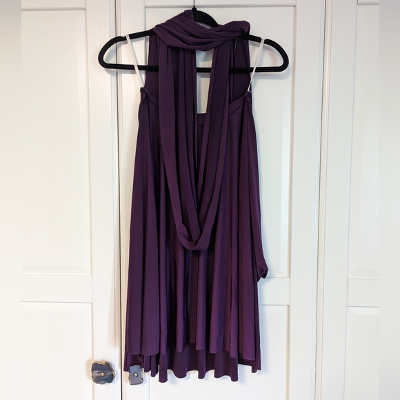 Henkaa Sakura Convertible Midi Dress - Plum Purple - Picture 4 of 5